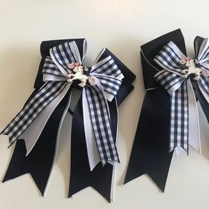 Belle & Bow Equestrian Girl's Show Hair Bows